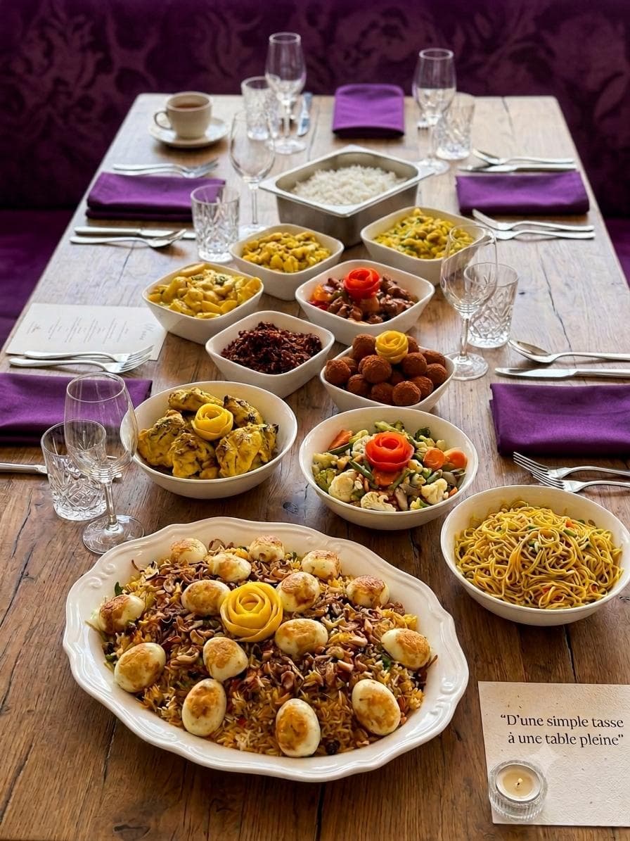 Du stand de thé à la table